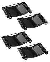 Garvee Car Dolly Set of 4 Heavy Duty Wheel Dollies for Moving Cars Trucks 23.8x14.4 Inch Black