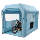 Garvee Portable 1100w Turbo Blower Inflatable Paint Tent With 3-Layer Filtration For Auto And Furniture Projects 20x14x10Ft Durable Weatherproof