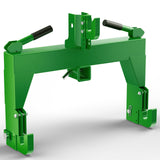 Garvee 3-Point Quick Hitch for Tractors, Heavy-Duty Steel, 3000 LBS Capacity, Category 1, Green, 31.3x9.85x25.4 Inches - Green