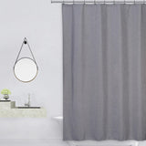 Garvee Waterproof Shower Curtain Mildew Resistant Polyester Bath Curtain with Hooks for Bathroom Showers & Bathtubs Grey Multiple Sizes - Green