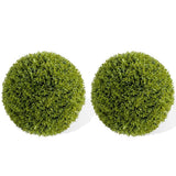Garvee Artificial Boxwood Ball Set Ø55 cm UV Resistant Weatherproof PE Material Realistic Topiary Design Indoor Outdoor Garden Wedding Decor