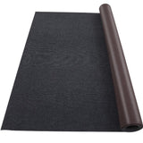 Garvee Black Marine Carpet, 6FT x 23FT Boat Carpet Rug, Waterproof Indoor/Outdoor Rug with TPR Non-Slip Backing for Patio Deck, Camping, and Outdoor Use - Black