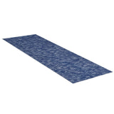 Garvee Long Hallway Rug Indoor Entryway Low Pile Modern Blue 2'3" x 8' Durable Easy Care - Blue Texture