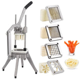 Garvee Commercial Vegetable Chopper Stainless Steel French Fry Cutter With 6 Blades Multi-Size Potato Dicer Fruit Slicer For Restaurant Home Kitchen