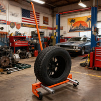 Garvee Wheel Dolly Heavy Duty Adjustable Rollers Tire Lifting Tool for Workshop Garage 330 LBS Capacity