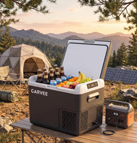 Garvee Car Refrigerator, 19QT(18L) Car Fridge Portable Freezer Compressor Electric Cooler, Portable Refrigerator, Rapid Freezing, -4°f to 68°f (-20°c to 20°c), 12/24V