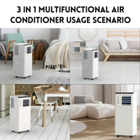 Garvee 8,000 BTU Portable Air Conditioners, Portable AC Unit for Room up to 350 sq.ft, Standing Air Conditioner with Cool, Dehumidifier & Fan Modes Remote Control, 24H Timer, Sleep Mode, Installation Kit
