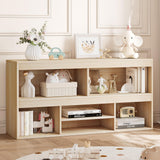 Garvee Toy Storage Organizer 6 Cubes Wooden Bookshelf for Kids Playroom Classroom Nursery 24x47.2x11.8 Inches White