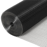 Garvee Hardware Cloth 1/2 in 72 x 100 ft 19 Gauge Galvanized Steel Mesh Black for Garden Poultry Tree Guard - Black
