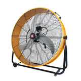 Garvee 24 in Industrial High Velocity Drum Fan, 8800 CFM, 3-Speed Control, 360° Tilt, Portable Air Circulator, Black