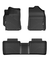 Garvee Floor Mats for Toyota Camry 2012-2017, All Weather Car Floor Mats, Front & Rear, Black, Custom Fit