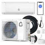 Garvee 12000 BTU Mini Split Air Conditioner & Heater, 21 SEER2, Alexa Compatible, WiFi, 230V, White, 750 Sq.Ft Cooling