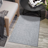 Garvee Area Rug 2x3 Black Modern Geometric Indoor Doormat Soft Fuzzy Washable Non-Slip Small Rug for Living Room Bedroom Bathroom