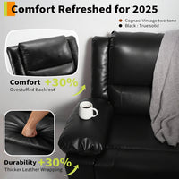 Garvee Electric Power Lift Recliner Chair for Elderly – PU Leather, Heated Massage, Adjustable Backrest & Footrest, Heavy Duty Mobility Support, 400 lbs Capacity – Black