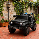 Garvee 12V Battery Powered Electric Ride-On Truck for Kids with Remote Control, All-Terrain, Twin Motors, Spring Suspension, LED Lights, Ages 3-5, Red