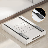 Garvee Pull Out Kitchen Cabinets Organizer Drawer, Carbon Steel Slide-Out Shelf, Kitchen Bathroom Wardrobe, White, 30cm, One Size