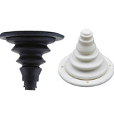 Garvee Marine Rubber Cable Grommet Waterproof Durable Black Rubber for Cars Boats Yachts 102x120mm