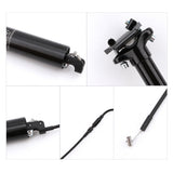 Garvee Mountain Bike Dropper Hydraulic Lifting Seatpost 30.9mm Adjustable Remote Control 150mm Travel Black