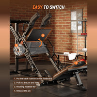 Garvee Leg Press Machines for Home Gym, Professional Hack Squat Machine, Weight Storage Posts, Black, Fits 1" & 2" Plates