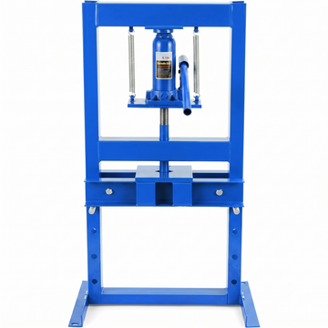 Garvee Hydraulic Press 6 T Capacity Adjustable Shop Press With 2 Press Plates For Metalworking Blue
