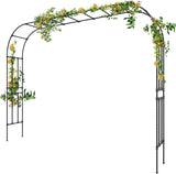 Garvee U-Shape Metal Cucumber Trellis for Raised Beds - Detachable Garden Arch for Climbing Vegetables like Tomato, Squash, Zucchini, Outdoor Use