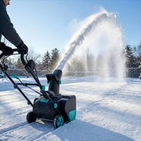 Garvee 20" Cordless Electric Snow Blower – 40V 4.0Ah Battery, Powerful Motor, 19.6FT Snow Throw Distance, Lightweight for Driveways & Patios