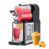 Garvee Commercial Slushie Machine 3L/0.8Gal – Stainless Steel Self-Cleaning Frozen Drink Maker for Coffee Shops, Restaurants, Bars - Black