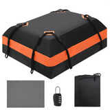 Garvee Car Rooftop Cargo Carrier Bag, 21 Cubic Feet Waterproof Roof Rack Bag, Fits All Cars with/without Rack, Large Storage, Black - Bag