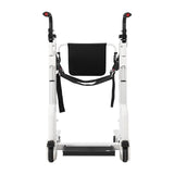 Garvee Electric Patient Lift Transfer Chair With 180° Split Seat And Potty, Portable Elderly Lift, Hydraulic, Steel, Home Use, Black