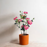 GARVEE 2-Pack Faux Peony Flower Trees, 28-Inch Tall - Pink Artificial Blooming Plants for Indoor or Outdoor Office Decor