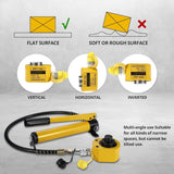 Garvee Hydraulic Cylinder Jack Porta Power Mini Hydraulic Power Ram Lifting Cylinder Low Profile Jack Portable for Shipbuilding Bridge Construction