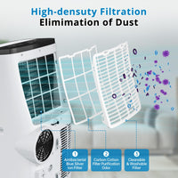 Garvee 8,000 BTU Portable Air Conditioners, Portable AC Unit for Room up to 350 sq.ft, Standing Air Conditioner with Cool, Dehumidifier & Fan Modes Remote Control, 24H Timer, Sleep Mode, Installation Kit