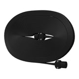 Garvee 75 ft Flat Soaker Hose Garden Irrigation Slow Even Soaking Durable PVC Flexible Linkable for Flower Beds Vegetable Gardens - Black