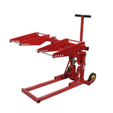 Garvee Lawn Mower Lift Jack 550lbs Capacity High Lift 29.1in Durable Steel Safety Lock Wheels for Garden Tractors Maintenance
