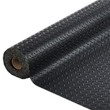 Garvee 4 x 6 ft Garage Floor Mat, 2.8 mm Thickened Flooring Roll Diamond Plate PVC Rubber Trailer Mat, Non-Slip Floor Protector Mat for Garage, Warehouse, Gyms, Trailer, SUV