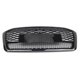 Garvee Car Front Grille Compatible with Audi Q5 (2018–2020), Gloss Black
