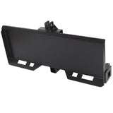 Garvee Universal 3 Point Attachment Adapter for Skid Steer, Adjustable Width 8"-43", 2" Trailer Hitch, Grade 50 Steel, Quick-Connect, Fits Category 1 Implements, For Farming & Construction
