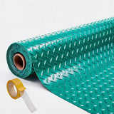 Garvee Garage Floor Mat, 7.5x22ft Green 2.8mm Heavy Duty PVC Roll, 165sqft Parking Pad Liner for Concrete, Water Resistant Oil Drip and Spill Protector, Trim-to-Fit Floor Cover for Garage, Workshop, Trailer and Basement - Green