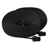 Garvee Flat Soaker Hose Garden Irrigation Kink-Resistant Flexible Durable PVC Fabric Linkable for Flower Beds Vegetable Gardens - Black | 50 Ft * 2