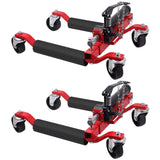 Garvee Hydraulic Car Wheel Dolly Set – 1500 lbs Capacity, Durable Steel Mobile Base for Vehicle Positioning, Ideal for Trucks, RVs, Trailers – Top-Mounted Oil Cylinder, 2-Pack, Red – 2-pack red, top-mounted oil cylinder