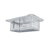 Garvee Heavy-Duty 304 Stainless Steel Chimney Cap – Weatherproof Mesh Cover & Animal Guard – Adjustable Bottom Installation – Fits Outdoor Clay or Brick Flues – Silver, Size: 8x13