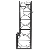 Garvee 15"x12"x48" Refrigerant Tank Rack - Holds 1x50lb & 2x30lb Cylinders | Heavy-Duty Space-Saving Holder for Freon, Oxygen, Nitrogen Tanks - 