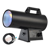 Garvee High-Efficiency Forced Air Propane Heater – 60,000 BTU Industrial Space Heater with Adjustable Thermostat, 10 ft Hose, Immediate Heat for Garage, Workshop, Jobsite, Construction, Black (GH60K Gas Canada)