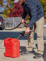 Garvee 5L Non-Spill Fuel Can – Durable HDPE Gasoline Jug with Visible Fill Stripe, Air Release Valve, Twist-Lock Spout & UV/Chemical Resistance for Precision Pour – Green