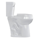 Garvee ADA Compliant Commercial Toilet, 21" Two-Piece Round, Comfort Chair Height, Side Push Button Flush, 1.28 GPF, Soft-Close Seat, Easy Clean, Quick Install, CUPC Certified, Ideal for Restrooms, White, System default_1 - 2469 Two-Piece Toilet, Double Flush With Top Push