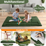 Garvee Futon Mattress Twin Size Japanese Floor Mattress Foldable Tatami Mat Army Green for Dorm House Guest - Army Green