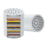 Garvee 20 Stage Shower Filter Replacement Cartridge 2 Pack, Compatible With Any Shower Filter, Universal Size 2.7x2.4 in, White - 2Pcs Filters/Pack