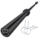 Garvee GaveeLife 7FT Olympic Barbell 45lb, Weight Bar For Weightlifting And Powerlifting, 700lb Capacity, Copper Sleeves, 2” Standard Weights - Black