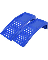 Garvee Heavy Duty Car Ramp Solid Steel Auto Ramps 8000 Lbs Capacity 35 Inch Length Black 2 Pack - Blue
