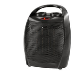 Garvee Space Heater Electric Heaters with Thermostat 1500W/750W for Office Room Silver Black Bright - Black Bright